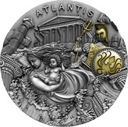 5 Dollars - Elizabeth II Atlantis, Niue, 2019 reverse image
