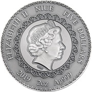 5 Dollars - Elizabeth II Elephant obverse image