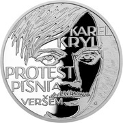 5 Dollars - Elizabeth II Karel Kryl, Niue, 2019 reverse image