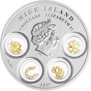 5 Dollars - Elizabeth II Good Luck Charms obverse image