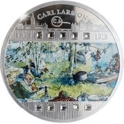 5 Dollars - Elizabeth II Crayfishing, Niue, 2019 reverse image