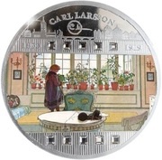 5 Dollars - Elizabeth II Flowers on the Windowsill, Niue, 2019 reverse image