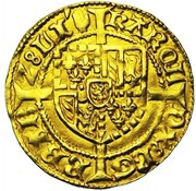 Florin "Burgundian" - Charles the Bold 2d Emission, Belgium, 1474-1476 reverse image