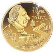 5 Dollars - Elizabeth II Hans Christian Andersen, Niue, 2019 reverse image