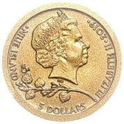 5 Dollars - Elizabeth II Czech Lion obverse image