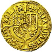 Florin - Mary of Burgundy, Belgium, 1477-1482 reverse image