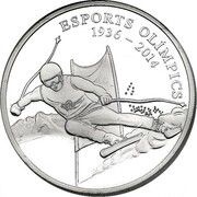 10 Diners Alpine Skiing in the Olympic Games, Andorra, 2011 reverse image