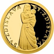 5 Dollars - Elizabeth II Saint Zdislava, Niue, 2019 reverse image