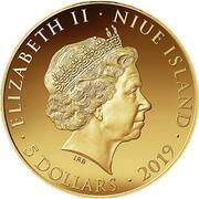 5 Dollars - Elizabeth II Vitruvian Man obverse image