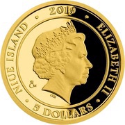 5 Dollars - Elizabeth II Ferdy and Oskar obverse image