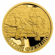 5 Dollars - Elizabeth II Operation Overlord, Niue, 2019 reverse image