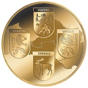 5 Dollars - Elizabeth II Cultural regions of Latvia, Niue, 2020 reverse image