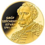 5 Dollars - Elizabeth II István Széchenyi, Niue, 2020 reverse image