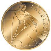 5 Dollars - Elizabeth II Lāčplēsis, Niue, 2020 reverse image