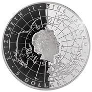 5 Dollars - Elizabeth II Polar Lights obverse image