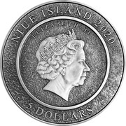 5 Dollars - Elizabeth II Van Gogh obverse image