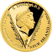 5 Dollars - Elizabeth II Victory Day: Europe obverse image