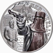 5 Dollars - Elizabeth II Ned Kelly, Niue, 2020 reverse image