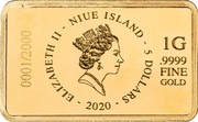 5 Dollars - Elizabeth II Baby Lion obverse image