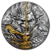 5 Dollars - Elizabeth II Monkey King vs. Erlang, Niue, 2020 reverse image