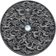 5 Dollars - Elizabeth II Nine Dragons, Niue, 2020 reverse image