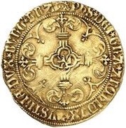 Florin "Saint Philip"- Philip the Handsome 2d type, Belgium, 1499 reverse image