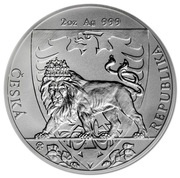 5 Dollars - Elizabeth II Czech Lion, Niue, 2020 reverse image