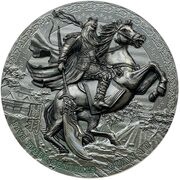 5 Dollars - Elizabeth II Guan Yu, Niue, 2020 reverse image