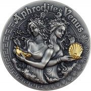 5 Dollars - Elizabeth II Aphrodite and Venus, Niue, 2020 reverse image