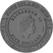 5 Dollars - Elizabeth II Horus obverse image