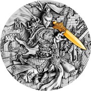 5 Dollars - Elizabeth II Qin Shi Huang, Niue, 2020 reverse image