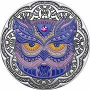 5 Dollars - Elizabeth II Owl, Niue, 2020 reverse image