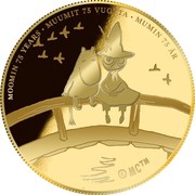 5 Dollars - Elizabeth II Moomin, Niue, 2020 reverse image