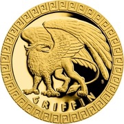 5 Dollars - Elizabeth II Griffin, Niue, 2020 reverse image