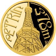 5 Dollars - Elizabeth II Petrin Tower, Niue, 2020 reverse image