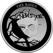 5 Dollars - Elizabeth II The Raven reverse image