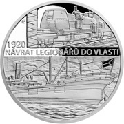 5 Dollars - Elizabeth II Homecoming of the Legionnaires, Niue, 2020 reverse image