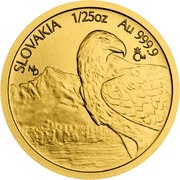 5 Dollars - Elizabeth II Golden Eagle, Niue, 2020-2021 reverse image