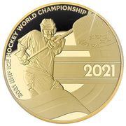 5 Dollars - Elizabeth II 2021 IIHF World Championship, Niue, 2021 reverse image