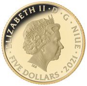 5 Dollars - Elizabeth II Hans Christian Andersen obverse image
