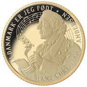 5 Dollars - Elizabeth II Hans Christian Andersen, Niue, 2021 reverse image