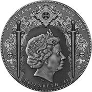 5 Dollars - Elizabeth II Knights Templar obverse image