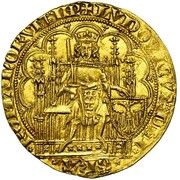 Gold Écu "Chaise d'Or" - John III in name of Louis IV of Bavaria obverse image