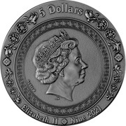 5 Dollars - Elizabeth II Siren obverse image