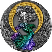 5 Dollars - Elizabeth II Siren, Niue, 2021 reverse image
