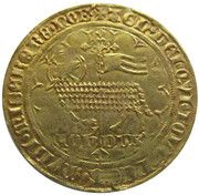 Agnel "Mouton d'Or" - Joanna and Wenceslas obverse image