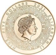 5 Dollars - Elizabeth II Microprocessor obverse image