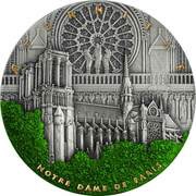 5 Dollars - Elizabeth II Notre Dame, Niue, 2021 reverse image