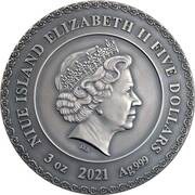 5 Dollars - Elizabeth II Amaterasu obverse image