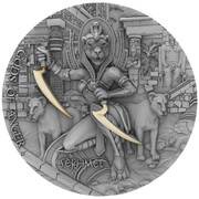 5 Dollars - Elizabeth II Sekhmet, Niue, 2021 reverse image